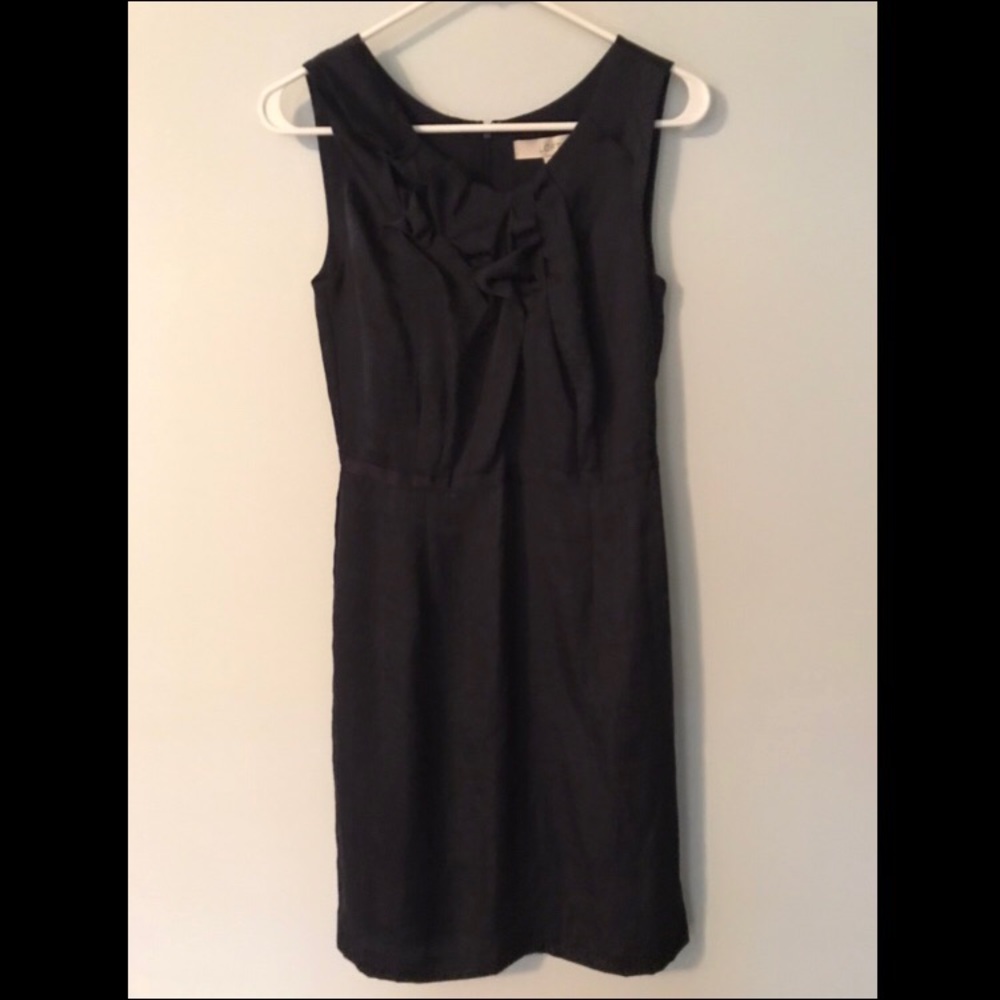 WHBM dark navy sleeveless dress, NWT